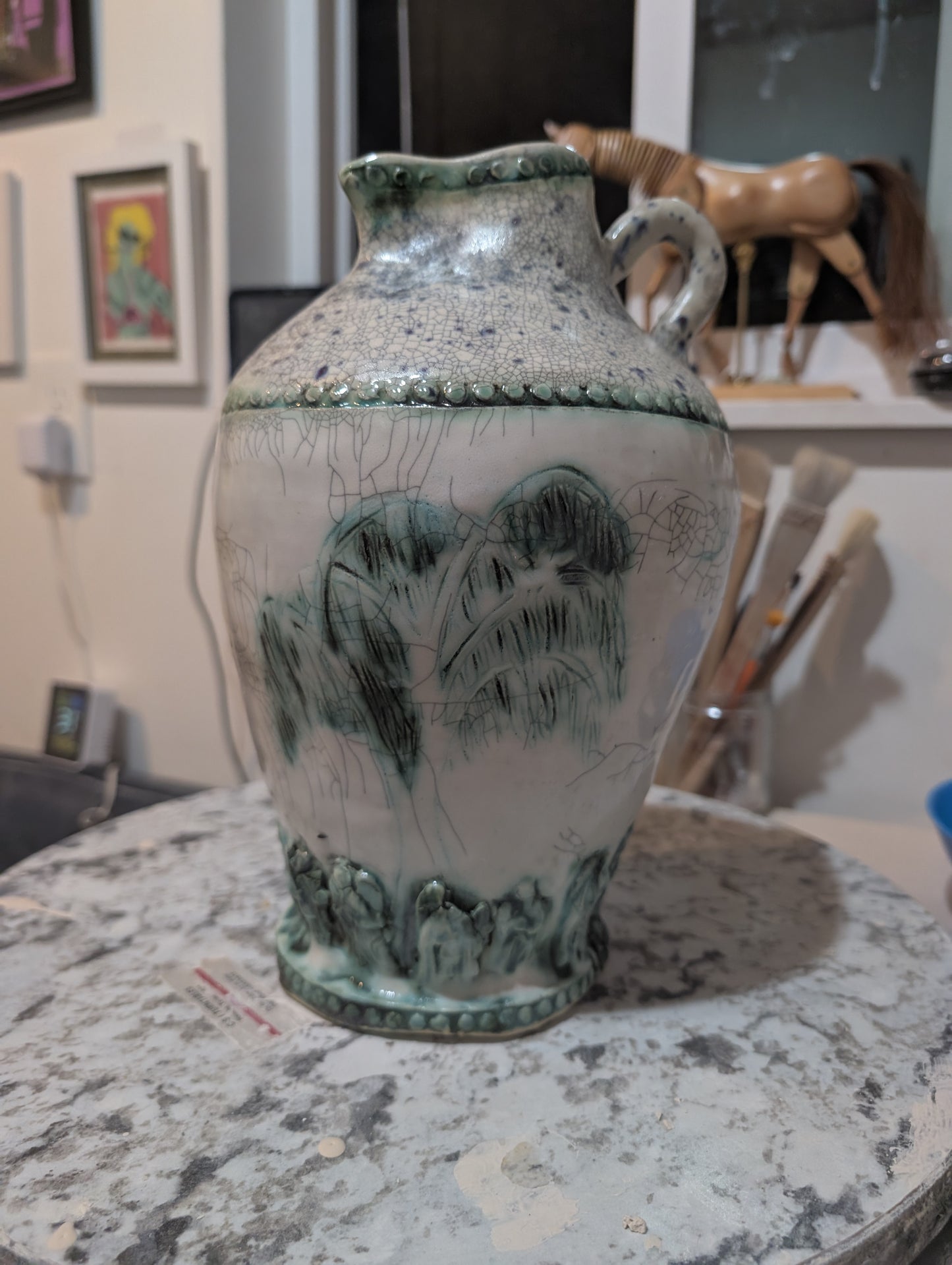 Willow pitcher by Lesley Katzen