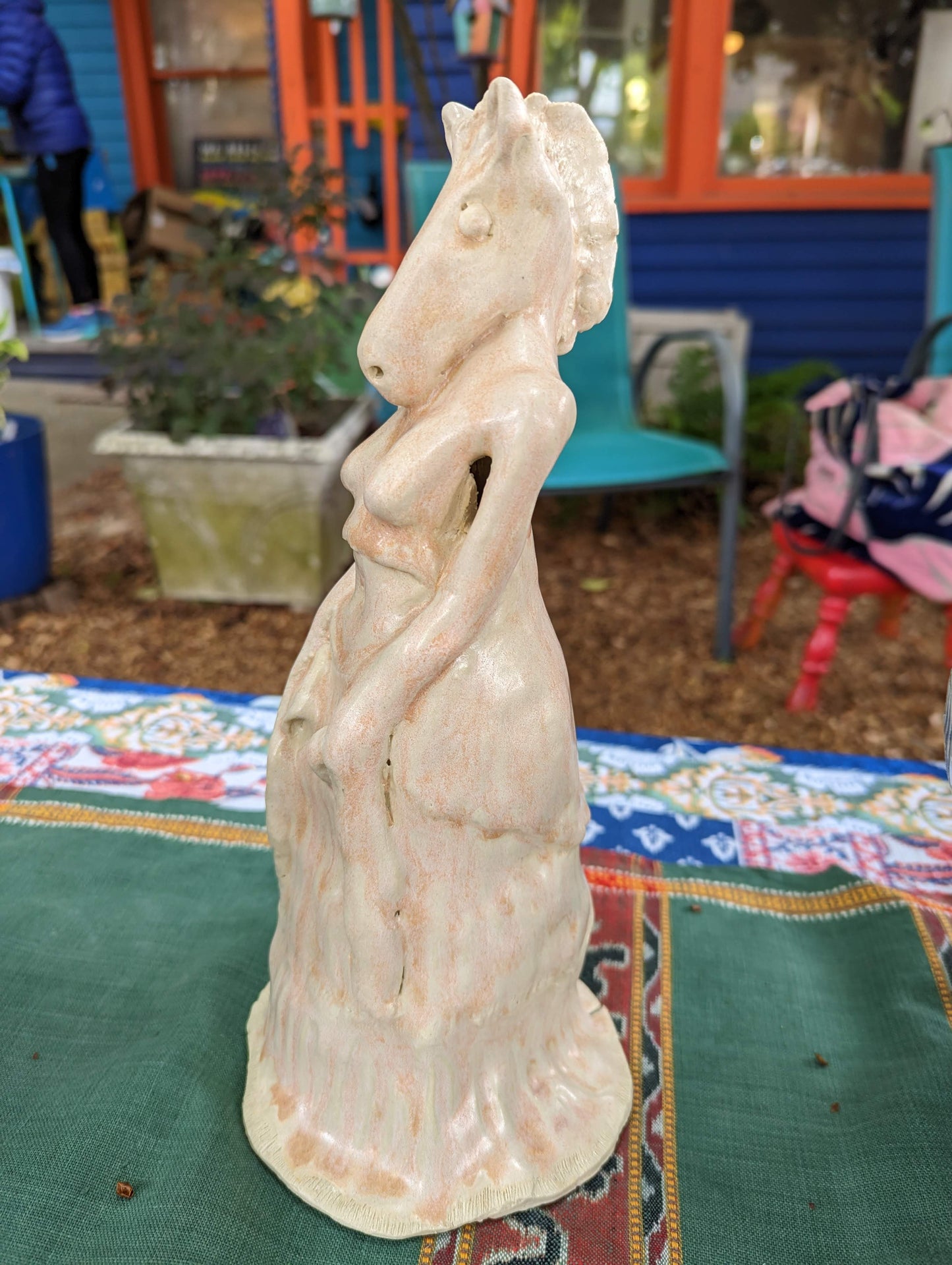 Woman as a Horse - Idol by Lesley Katzen